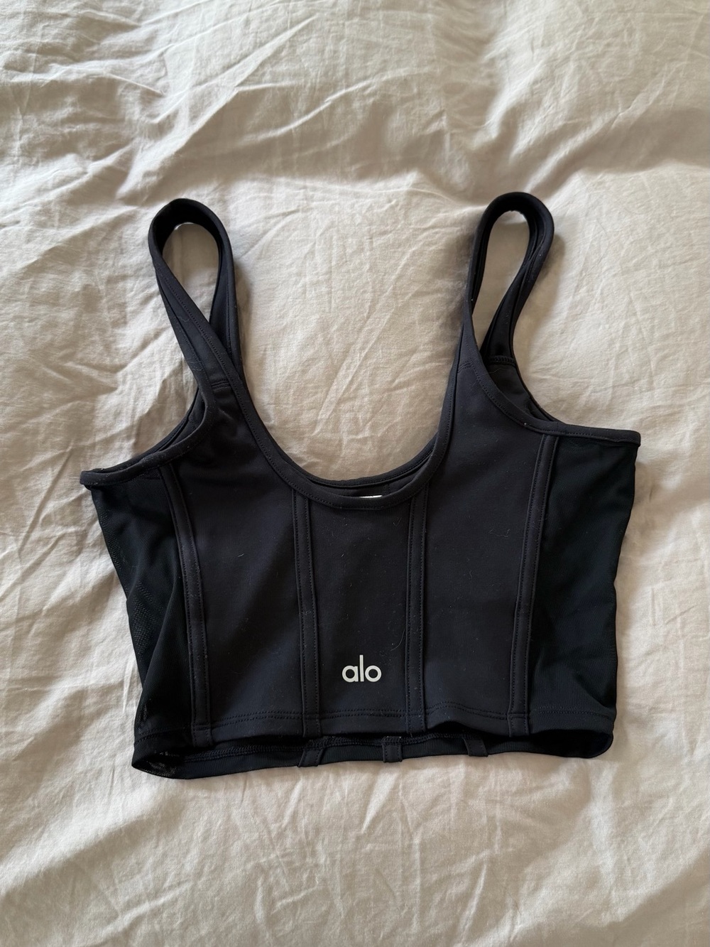 ALO Yoga Black Sculpting Sports Bra